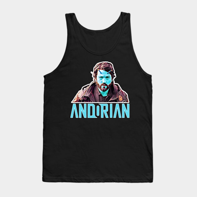 Cardcassian Andorian - Mashup Tank Top by RetroZest